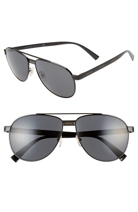 black and gold versace aviator sunglasses|Versace polarised sunglasses.